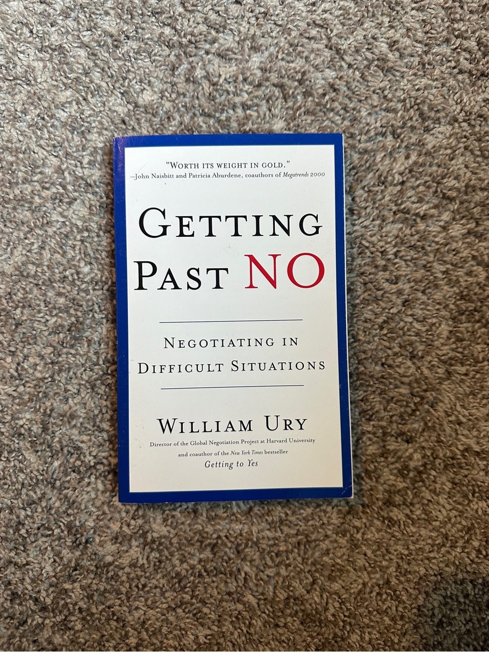 Getting Past No - Blue and White Negotiation Guide